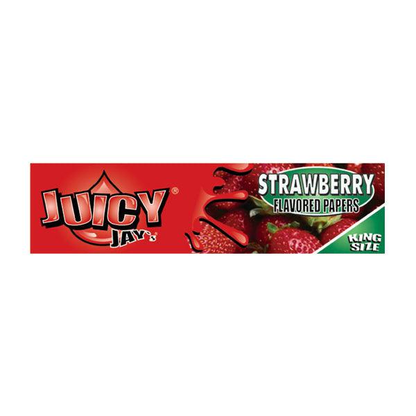 24 Juicy Jay King Size Flavoured Slim Rolling Paper - Full Box - Online Vape Shop