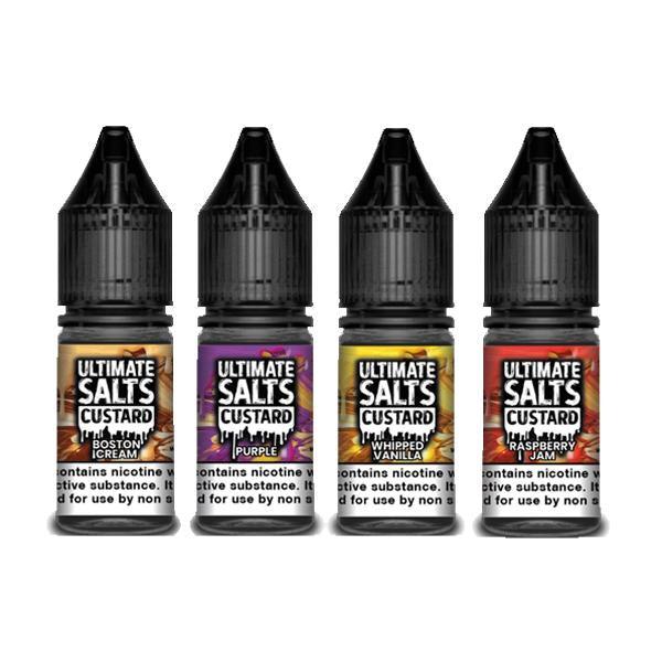 20MG Ultimate Puff Salts Custard 10ML Flavoured Nic Salts - Online Vape Shop