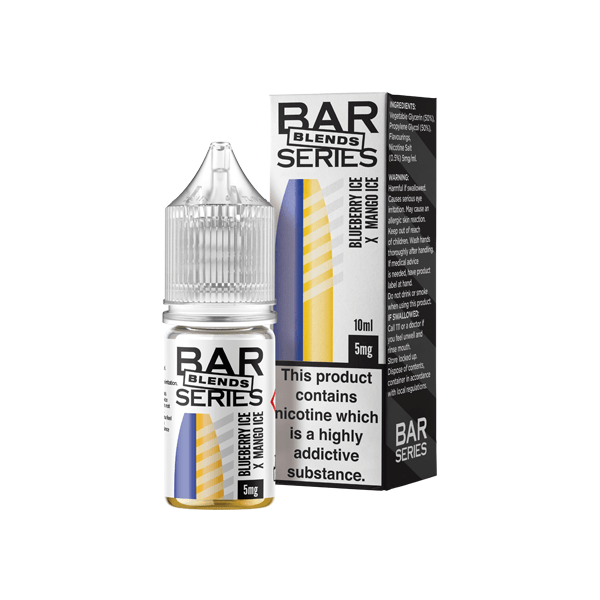 5mg Bar Series Blends 10ml Nic Salts (50VG/50PG) - Online Vape Shop