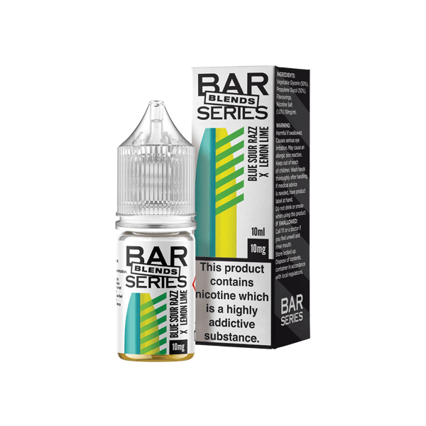 10mg Bar Series Blends 10ml Nic Salts (50VG/50PG) - Online Vape Shop