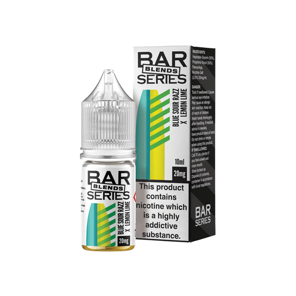 20mg Bar Series Blends 10ml Nic Salts (50VG/50PG) - Online Vape Shop