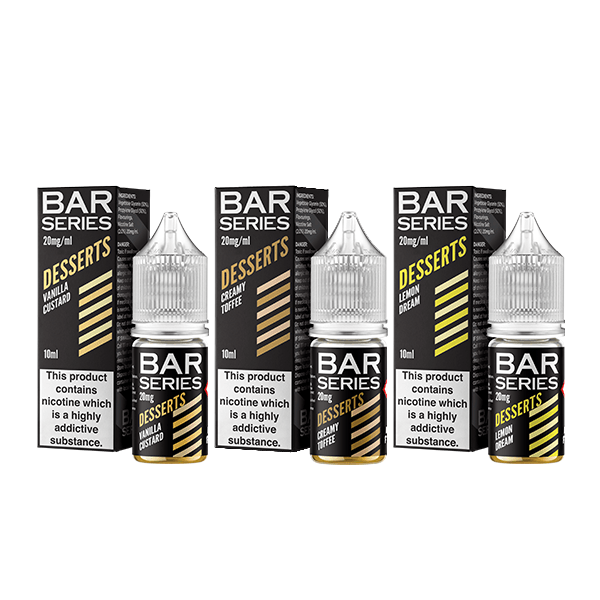20mg Bar Series Desserts 10ml Nic Salts (50VG/50PG) - Online Vape Shop