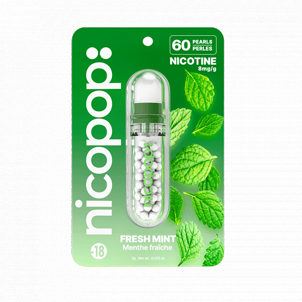 Nicopop 8mg Nicotine Pearls - 60 Pearls - Online Vape Shop