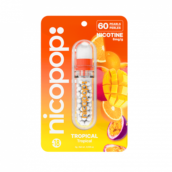 Nicopop 8mg Nicotine Pearls - 60 Pearls - Online Vape Shop