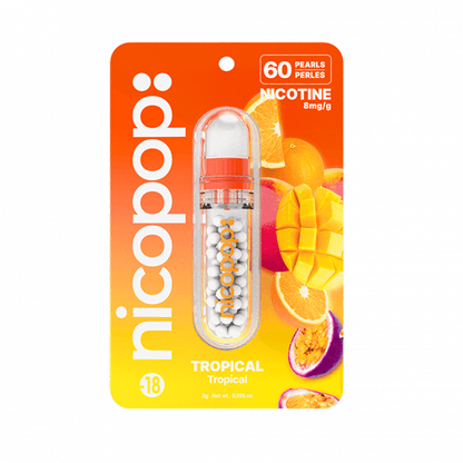 Nicopop 8mg Nicotine Pearls - 60 Pearls - Online Vape Shop
