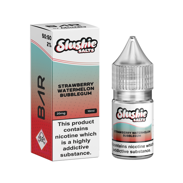 Barre 20 mg par Slushie 10 ml Sels de Nic (50VG/50PG)