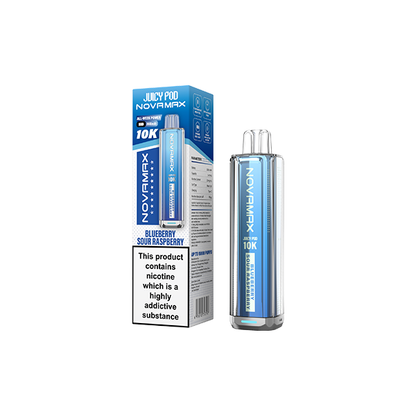 20mg Juicy Pod Novamax Disposable Pod Vape Kit 10000 Puffs
