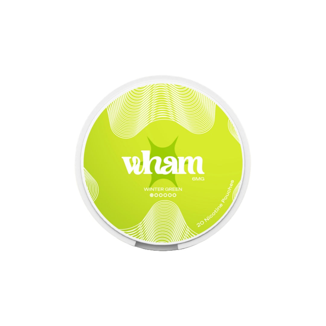 6mg Wham Regular Nicotine Pouch - 20 Pouches
