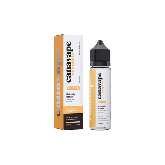 Canavape 1800mg Full-Spectrum CBD + CBG E-liquid 50ml (30VG/70PG)