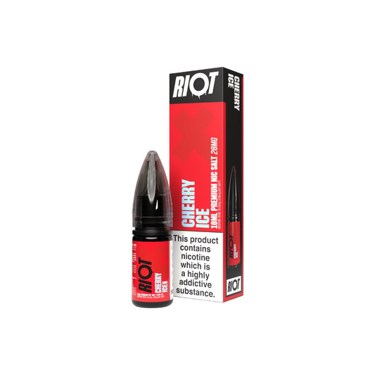 20mg RIOT X Premium Nic Salts - 10ml
