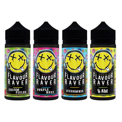 Flavour Raver 100ml Shortfill 0mg (80VG/20PG) - Online Vape Shop