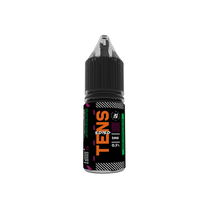 6mg Tens 50/50 10ml (50VG/50PG) - (Boîte complète) Paquet de 10
