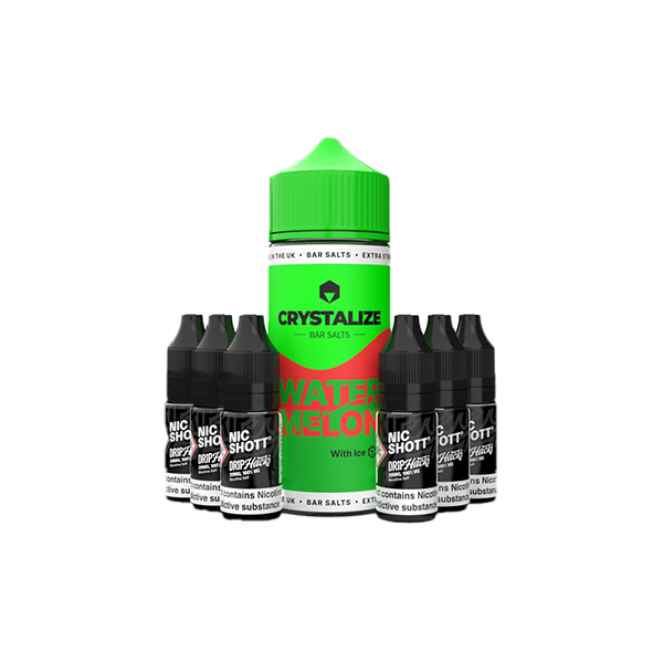0mg Crystalize Bar Salts 120ml Shortfill (50VG/50PG)