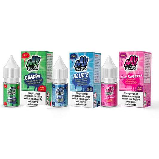 10mg My Salts Nic Salts 10ml (50VG/50PG) - Online Vape Shop