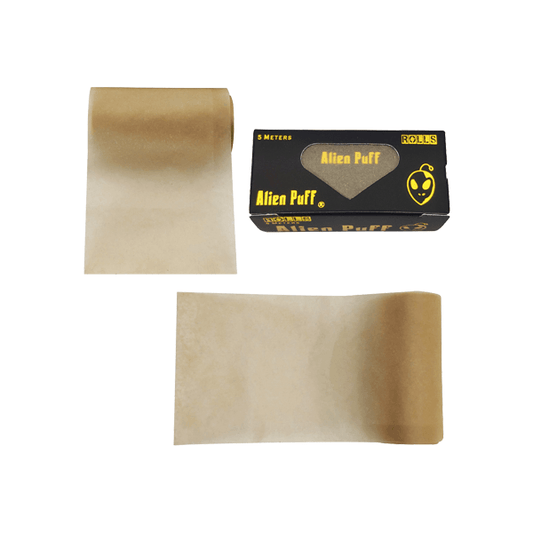 24 Alien Puff Black & Gold 5m Unbleached Brown Rolls ( HP105 ) - Online Vape Shop