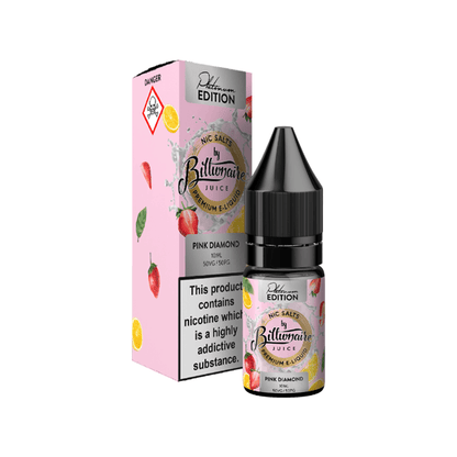 20mg Billionaire Juice Platinum Edition 10ml Nic Salts (50VG/50PG) - Online Vape Shop