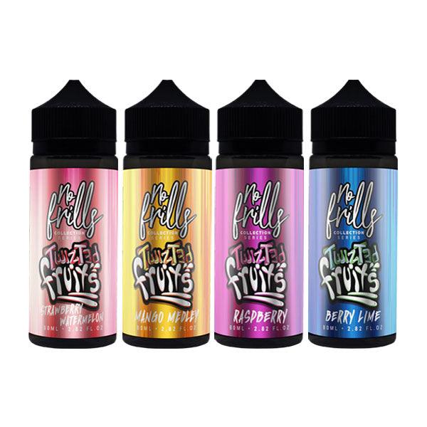 No Frills Collection Twizted Fruits 80ml Shortfill 0mg (80VG/20PG) - Online Vape Shop