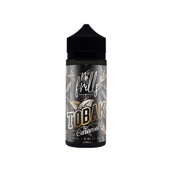 No Frills Collection Tobak 80ml Shortfill 0mg (80VG/20PG) - Online Vape Shop