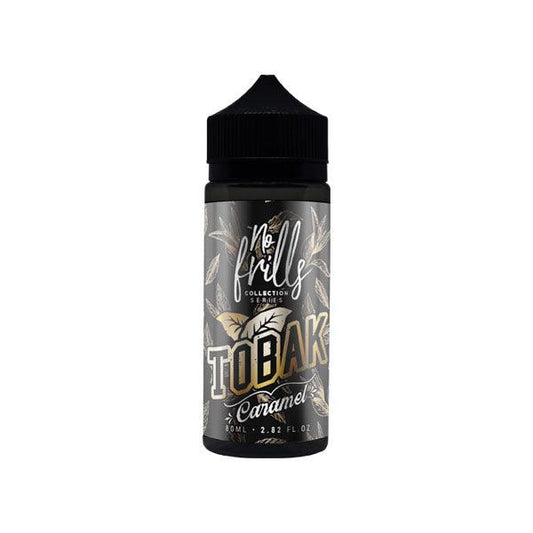 No Frills Collection Tobak 80ml Shortfill 0mg (80VG/20PG) - Online Vape Shop