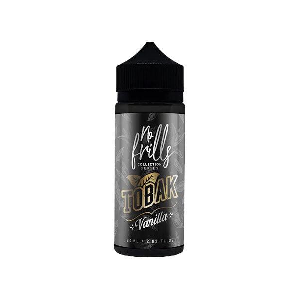 No Frills Collection Tobak 80ml Shortfill 0mg (80VG/20PG) - Online Vape Shop
