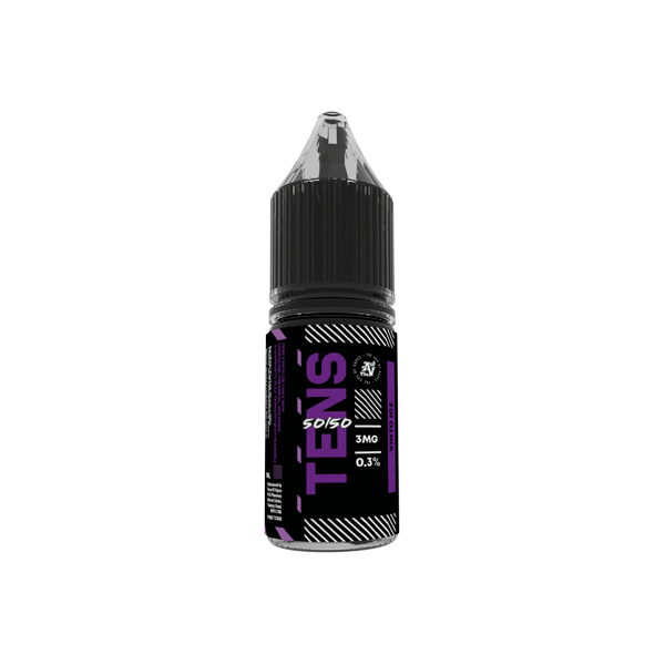 6mg Tens 50/50 10ml (50VG/50PG) - (Boîte complète) Paquet de 10