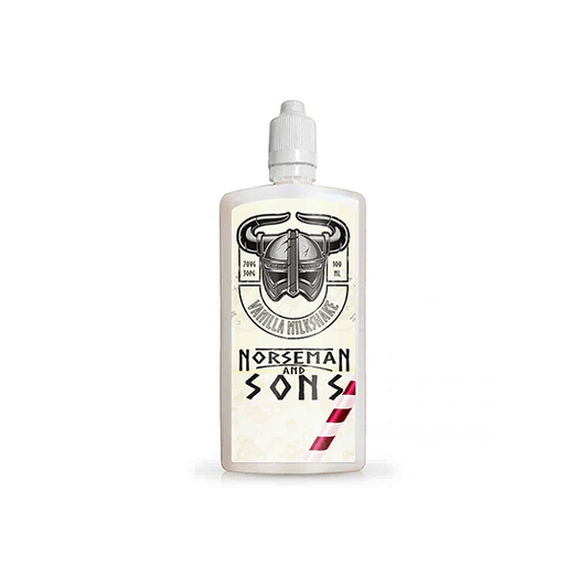 Norsemen 100ml Shortfill Flask Milkshakes 0mg (70VG/30PG) - Online Vape Shop