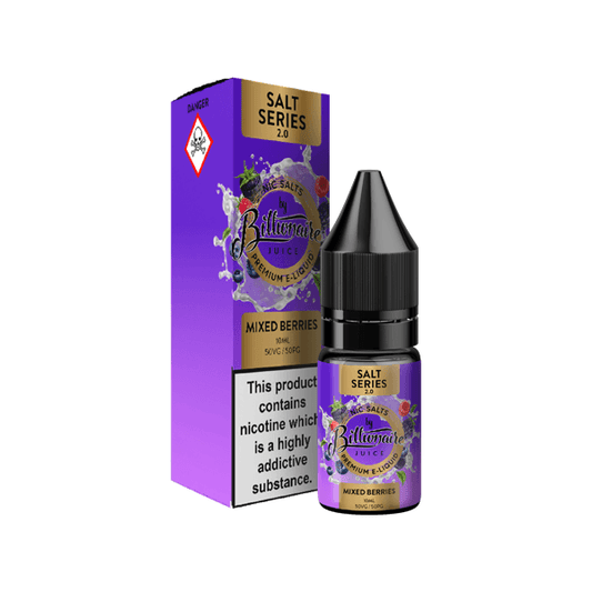 20mg Billionaire Juice Salt Series 2.0 10ml Nic Salts (50VG/50PG) - Online Vape Shop