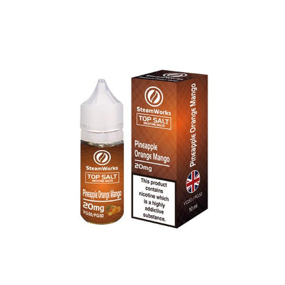 10mg Top Salt Saveur de Fruits Nic Salts par A-Steam 10ml (50VG/50PG)