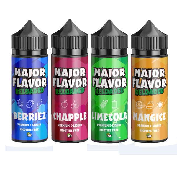 Major Flavor Reloaded 100ml Shortfill 0mg (70VG/30PG) - Online Vape Shop