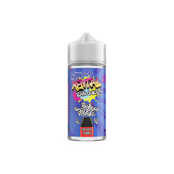 0mg Signature Mental Bar Jus 100ml Shortfill (50PG/50VG)