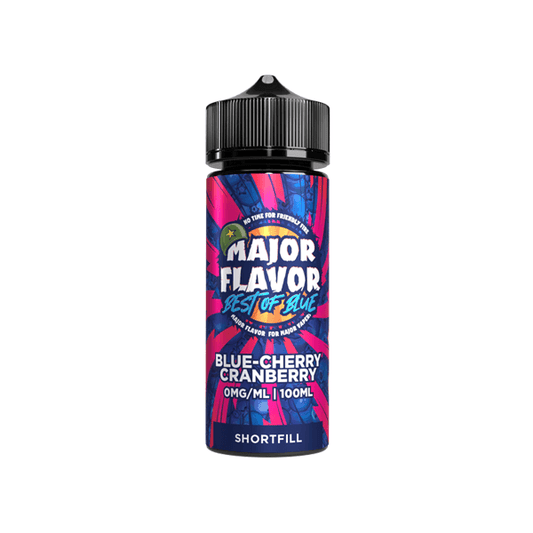 Major Flavour Best Of Blue 100ml Shortfill 0mg (70VG/30PG) - Online Vape Shop