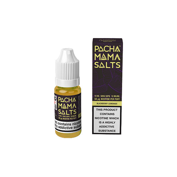 20 mg de sels de poussière de craie Pacha Mama de Charlie's 10 ml de sel de nicotine (50VG/50PG)