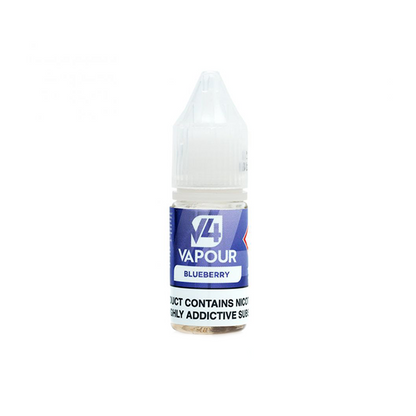 E-Liquide à base libre V4 Vapor 18 mg 10 ml (50VG/50PG)