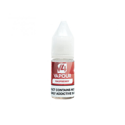 E-Liquide à base libre V4 Vapor 18 mg 10 ml (50VG/50PG)