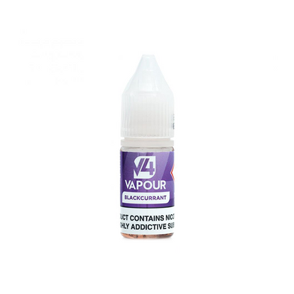 E-Liquide à base libre V4 Vapor 18 mg 10 ml (50VG/50PG)