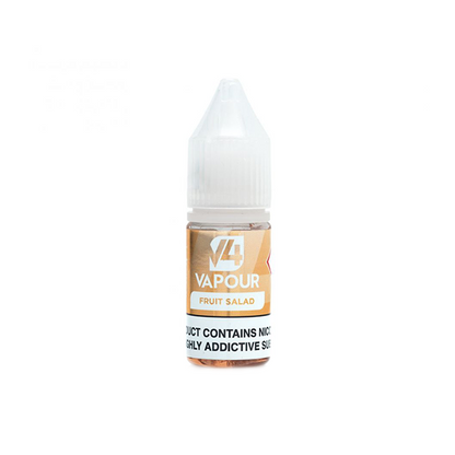E-Liquide à base libre V4 Vapor 18 mg 10 ml (50VG/50PG)