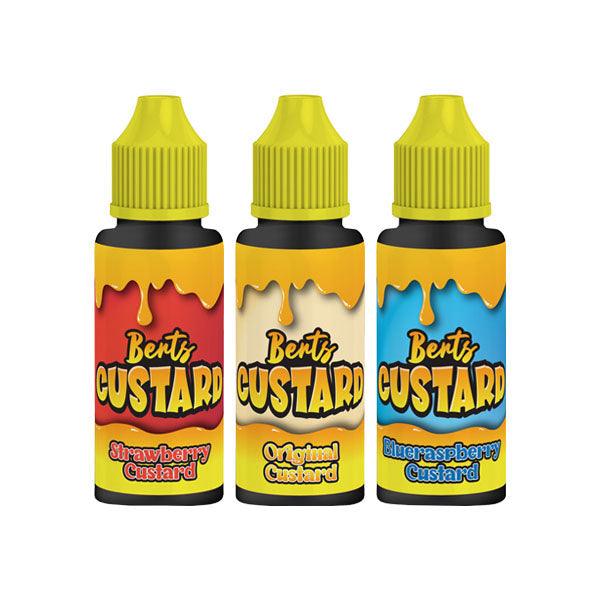 Berts Custard 120ml Shortfill 0mg (70VG/30PG) - Online Vape Shop