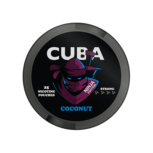 30mg CUBA Ninja Nicotine Pouches - 25 Pouches - Online Vape Shop