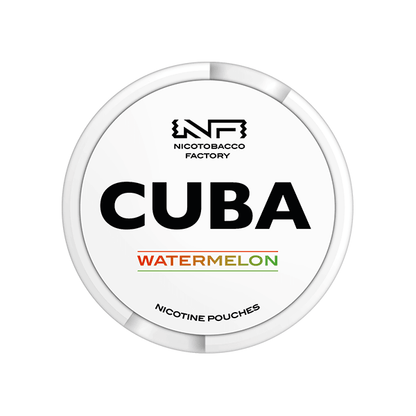 16mg CUBA White Nicotine Pouches - 25 Pouches - Online Vape Shop