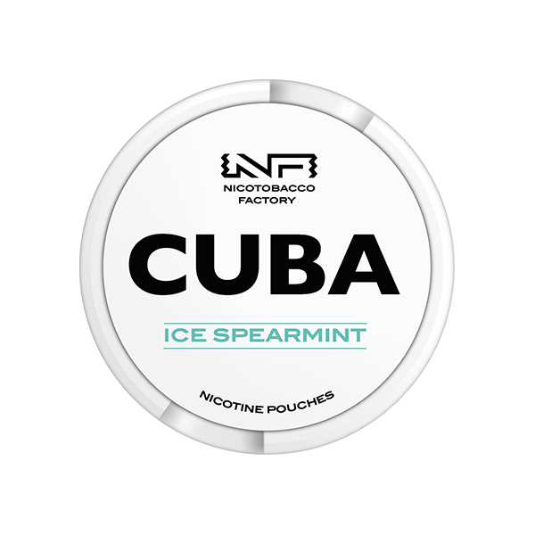 Sachets de nicotine blanche CUBA 16 mg - 25 sachets