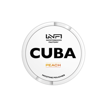 Sachets de nicotine blanche CUBA 16 mg - 25 sachets