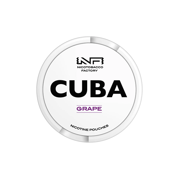 Sachets de nicotine blanche CUBA 16 mg - 25 sachets