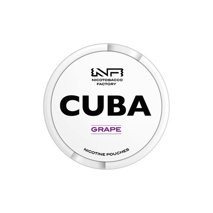 Sachets de nicotine blanche CUBA 16 mg - 25 sachets