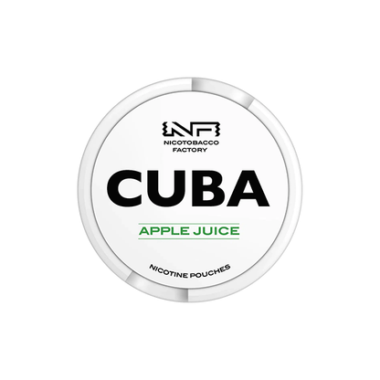 Sachets de nicotine blanche CUBA 16 mg - 25 sachets