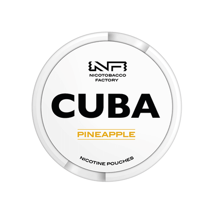 16mg CUBA White Nicotine Pouches - 25 Pouches - Online Vape Shop