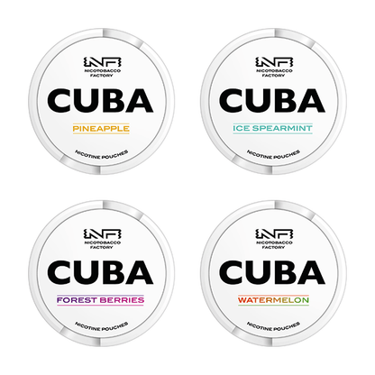 16mg CUBA White Nicotine Pouches - 25 Pouches - Online Vape Shop