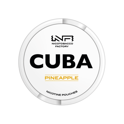 Sachets de nicotine blanche CUBA 16 mg - 25 sachets
