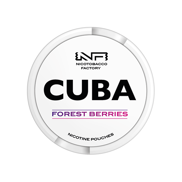 Sachets de nicotine blanche CUBA 16 mg - 25 sachets