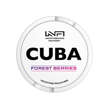 Sachets de nicotine blanche CUBA 16 mg - 25 sachets