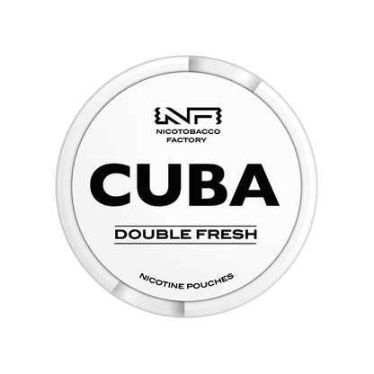 16mg CUBA White Nicotine Pouches - 25 Pouches - Online Vape Shop
